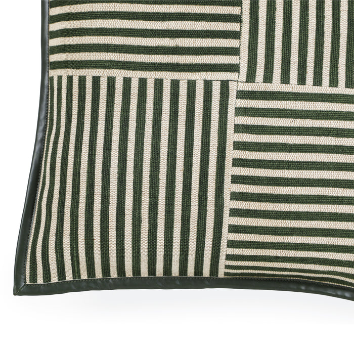Kora 20" Cotton Jute Contract-Grade Throw Pillow