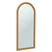 Arch 72" Natural Raffia Contract-Grade Floor Mirror - Home And Beyond