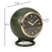 Draper Dark Green Contract-Grade Standing Accent Clock - Home And Beyond