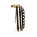 Mona Black Striped Contract-Grade Standing Accent Clock - Home And Beyond