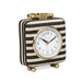 Mona Black Striped Contract-Grade Standing Accent Clock - Home And Beyond