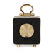 Mona Black Striped Contract-Grade Standing Accent Clock - Home And Beyond