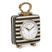 Mona Black Striped Contract-Grade Standing Accent Clock - Home And Beyond