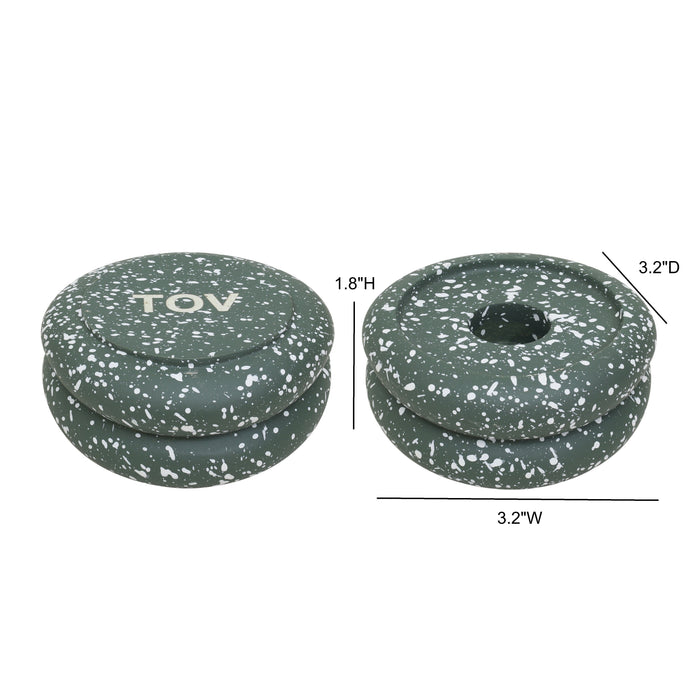 Gabby Stacking Candle Holder - Set of 2 - Home And Beyond