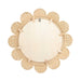 Coralie 33.4" Rattan Round Wall Mirror - Home And Beyond