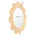 Coralie 33.4" Rattan Round Wall Mirror - Home And Beyond