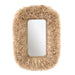 Palm 29.6"x43.4" Natural Sisal Rectangular Wall Mirror - Home And Beyond