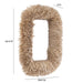 Palm 29.6"x43.4" Natural Sisal Rectangular Wall Mirror - Home And Beyond
