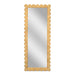 Bama 29.1" x 75" Long Natural Rattan Wall Mirror - Home And Beyond