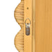 Bama 29.1" x 75" Long Natural Rattan Wall Mirror - Home And Beyond