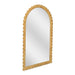 Bama 48" x 79" Jumbo Natural Rattan Arched Wall Mirror - Home And Beyond