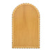 Bama 48" x 79" Jumbo Natural Rattan Arched Wall Mirror - Home And Beyond