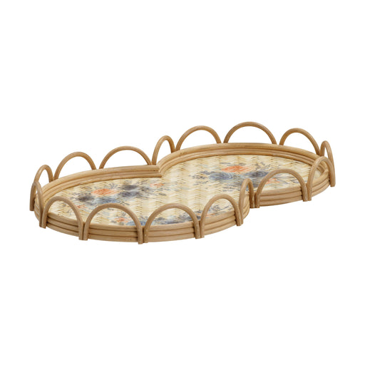 Corey Figure Eight Bamboo Tray - Home And Beyond