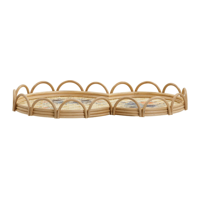 Corey Figure Eight Bamboo Tray - Home And Beyond