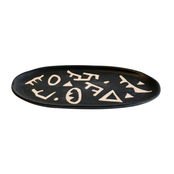 Ceramic Runes Catchall Dish - Home And Beyond