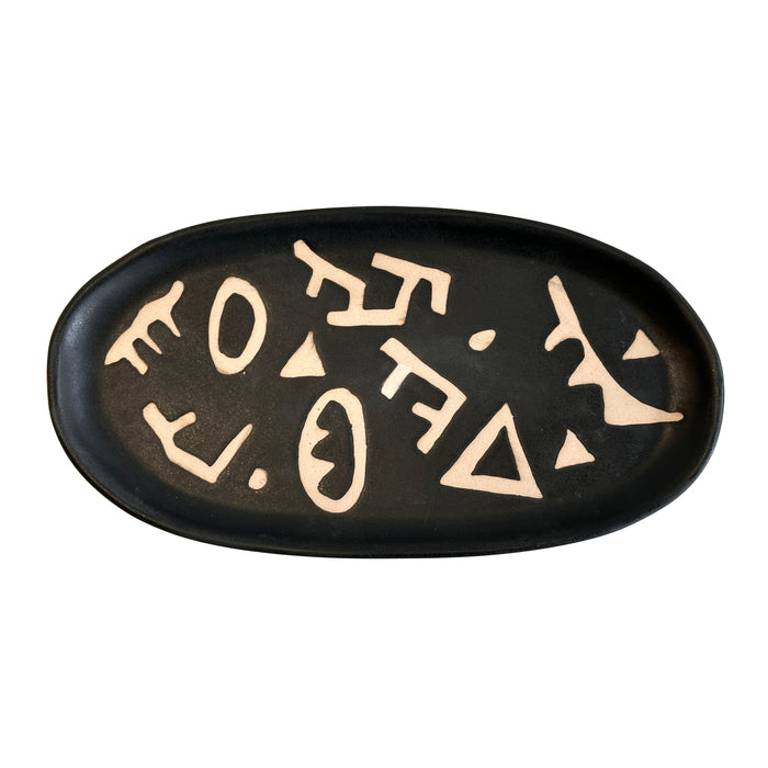Ceramic Runes Catchall Dish - Home And Beyond