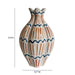 Ceramic Roman Coral Vase - Home And Beyond
