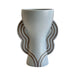 Ceramic Line Art Goblet Vase - Home And Beyond