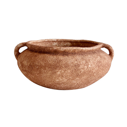 Earthenware Wide Bowl with Handles - Home And Beyond