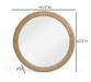 Midge 40.5" Rope Round Wall Mirror - Home And Beyond