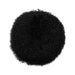 New Zealand Black Sheepskin 16" Round Pillow image