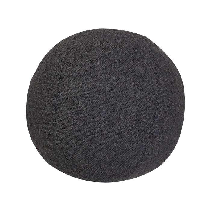 Boba Black Boucle 14 inch Pillow - Home And Beyond
