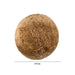New Zealand Brown Genuine Sheepskin 8 inch Ball Pillow - Home And Beyond