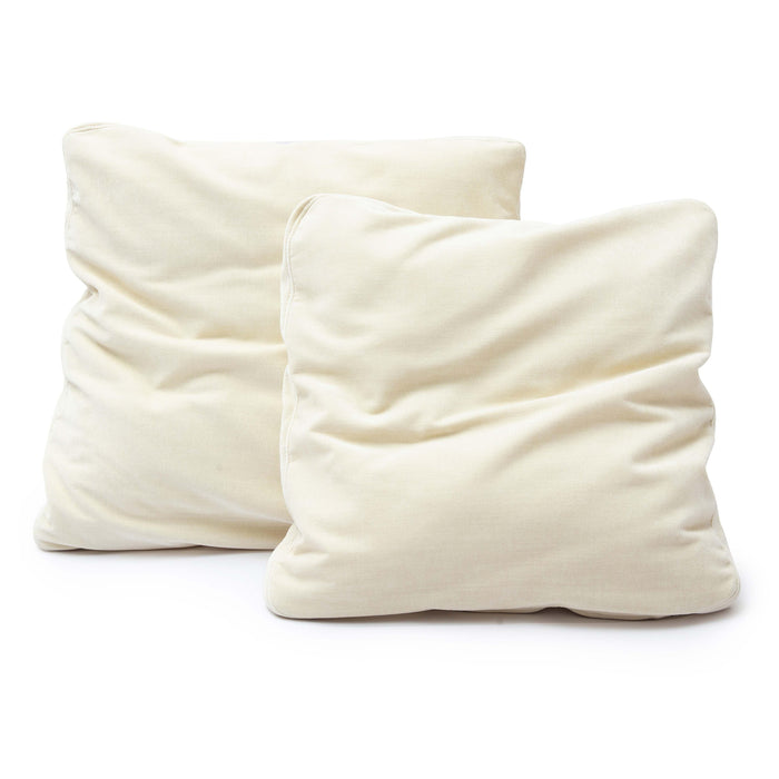 Tipsy Cream Chenille 24 x 24 inch Square Floppy Pillow - Home And Beyond
