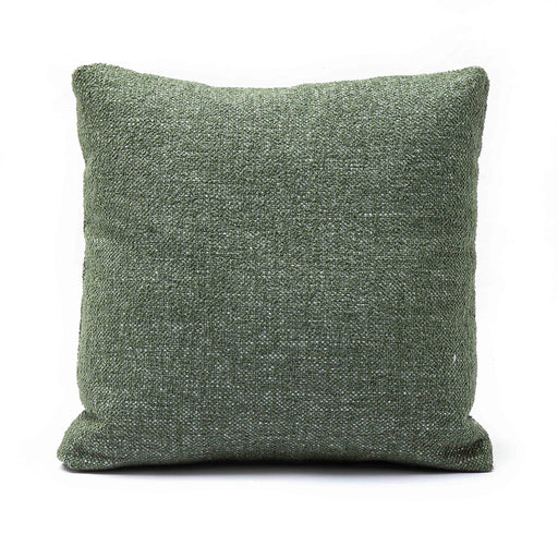 Malolo Green Basketweave 16 inch Square Vegan-Down Pillow - COVER - Home And Beyond