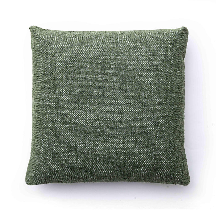 Malolo Green Basketweave 16 inch Square Vegan-Down Pillow - COVER - Home And Beyond