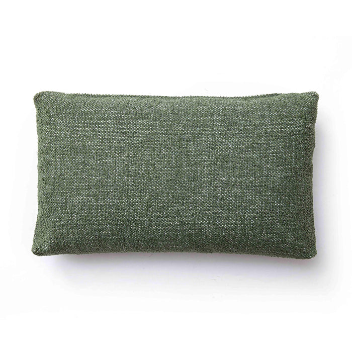 Malolo Green Basketweave 20x12 inch Rectangular Vegan-Down Pillow - COVER - Home And Beyond