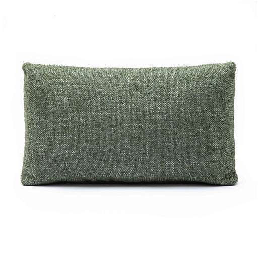 Malolo Green Basketweave 20 x 12 inch Rectangular Vegan-Down Pillow - Home And Beyond
