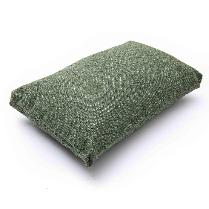 Malolo Green Basketweave 20 x 12 inch Rectangular Vegan-Down Pillow - Home And Beyond
