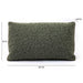 Malolo Green Long Mohair 20 x 12 inch Rectangular Vegan-Down Pillow - Home And Beyond