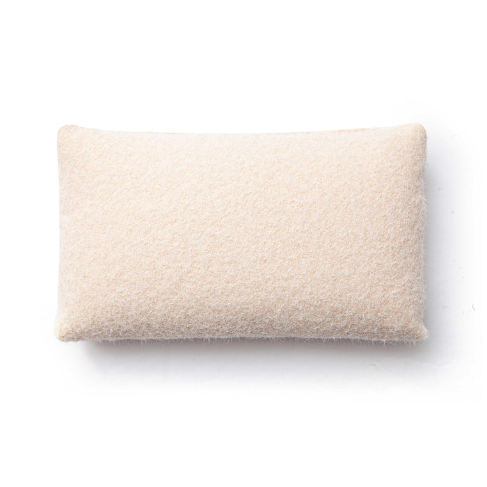 Malolo Rose-Tan Long Mohair 20x12 inch Rectangular Vegan-Down Pillow - COVER - Home And Beyond