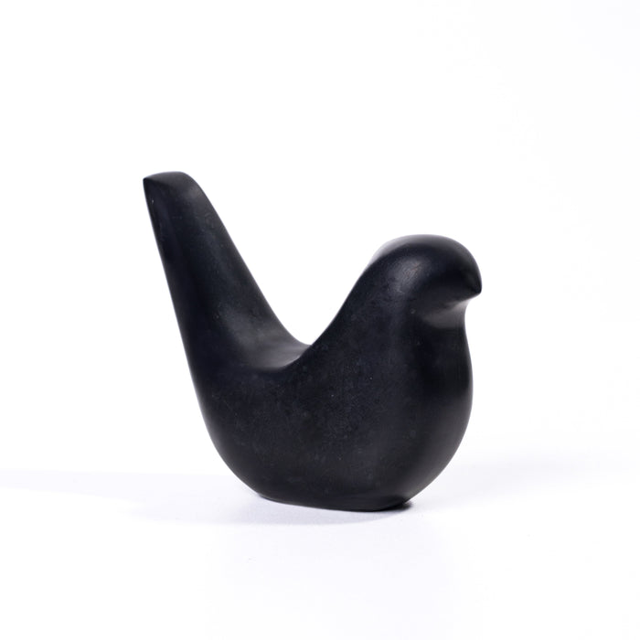Black Marble Bird Statue - Home And Beyond