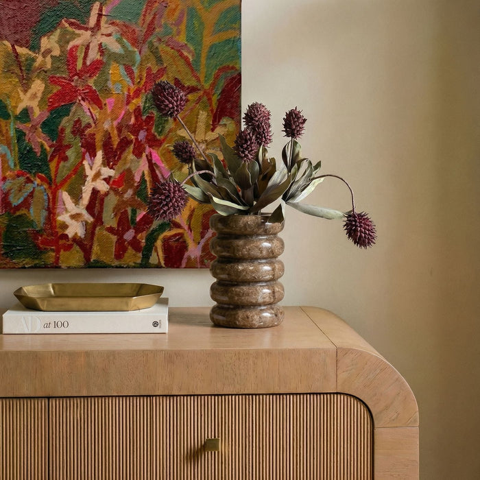 Marble Layered Decorative Vase - Home And Beyond