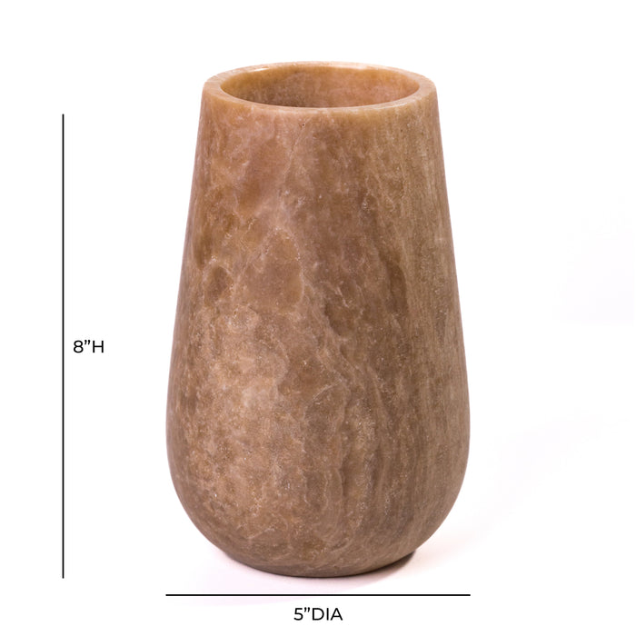 Onyx Marble Silo Decorative Vase - Home And Beyond