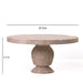 Natural Travertine Cake Stand - Home And Beyond