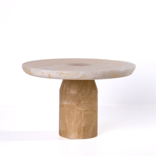 Yellow Onyx Marble Cakestand - Home And Beyond