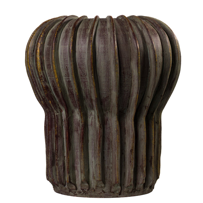 Visha Grey Green Terracotta Decorative Vase - Home And Beyond