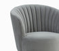 Liana Grey Velvet Swivel Stool - Home And Beyond