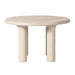 Barbara Cream Textured Indoor / Outdoor 47 inch Round Dining Table - Home And Beyond