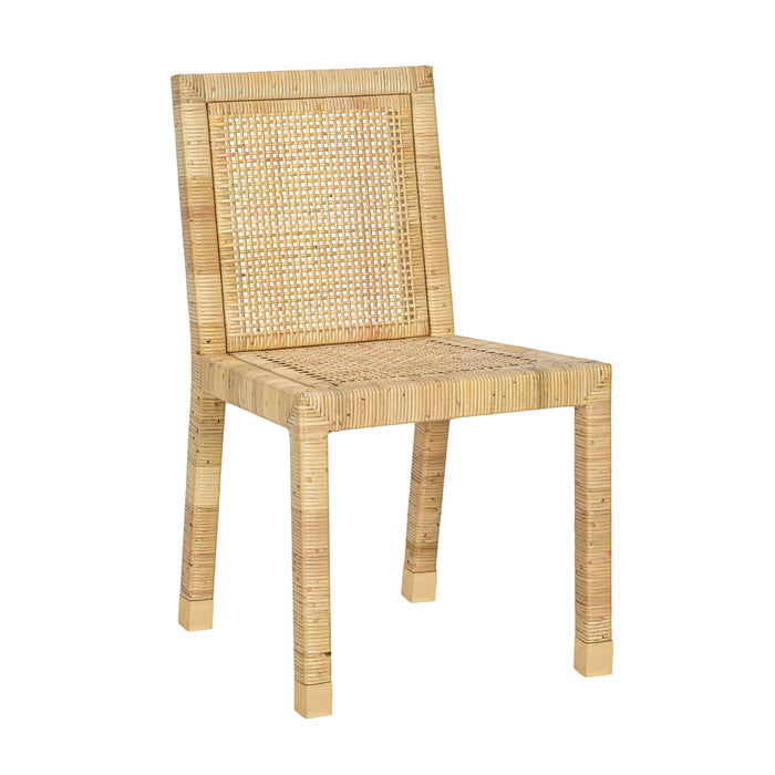 Amara Cream Contract-Grade Linen Dining Chair - Home And Beyond