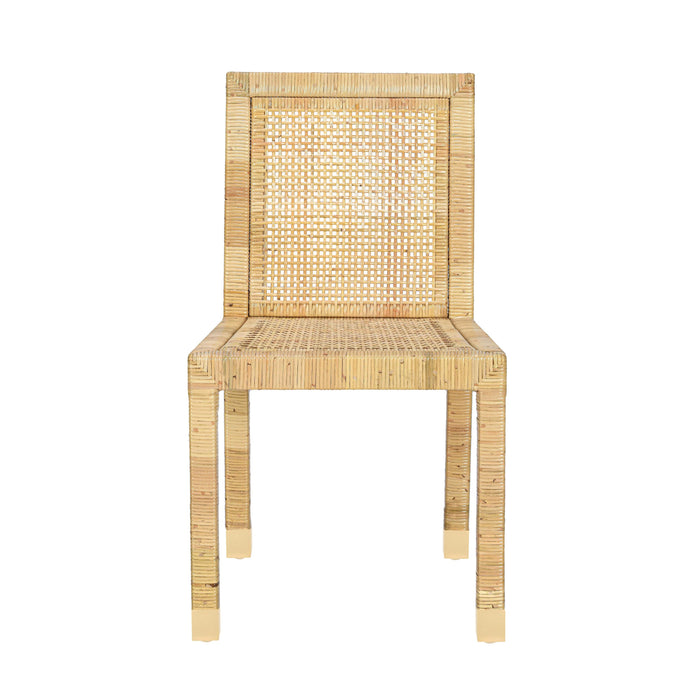 Amara Cream Contract-Grade Linen Dining Chair - Home And Beyond