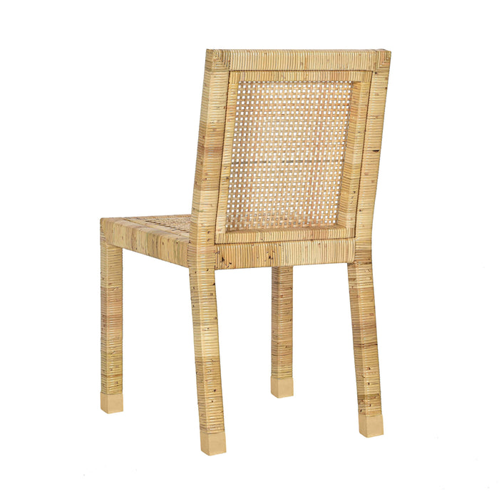 Amara Cream Contract-Grade Linen Dining Chair - Home And Beyond