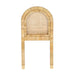 Amara Cream Contract-Grade Linen Arched Dining Chair - Home And Beyond