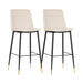 Evora Cream Velvet Counter Stool Set of 2 image