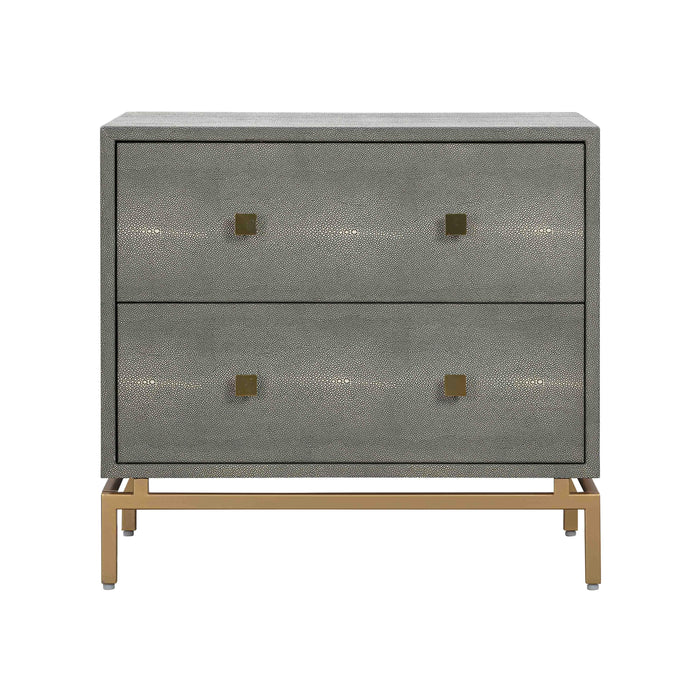 Pesce Shagreen Nightstand - UK - Home And Beyond