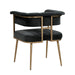 Astrid Grey Velvet Chair - UK - Home And Beyond